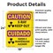 Signmission Radiation & Laser Sign, 24 in H x 18 in W, Vinyl Decal, Rectangle OS-2PACK-CR-D-1824-L-10199 - alternate 4